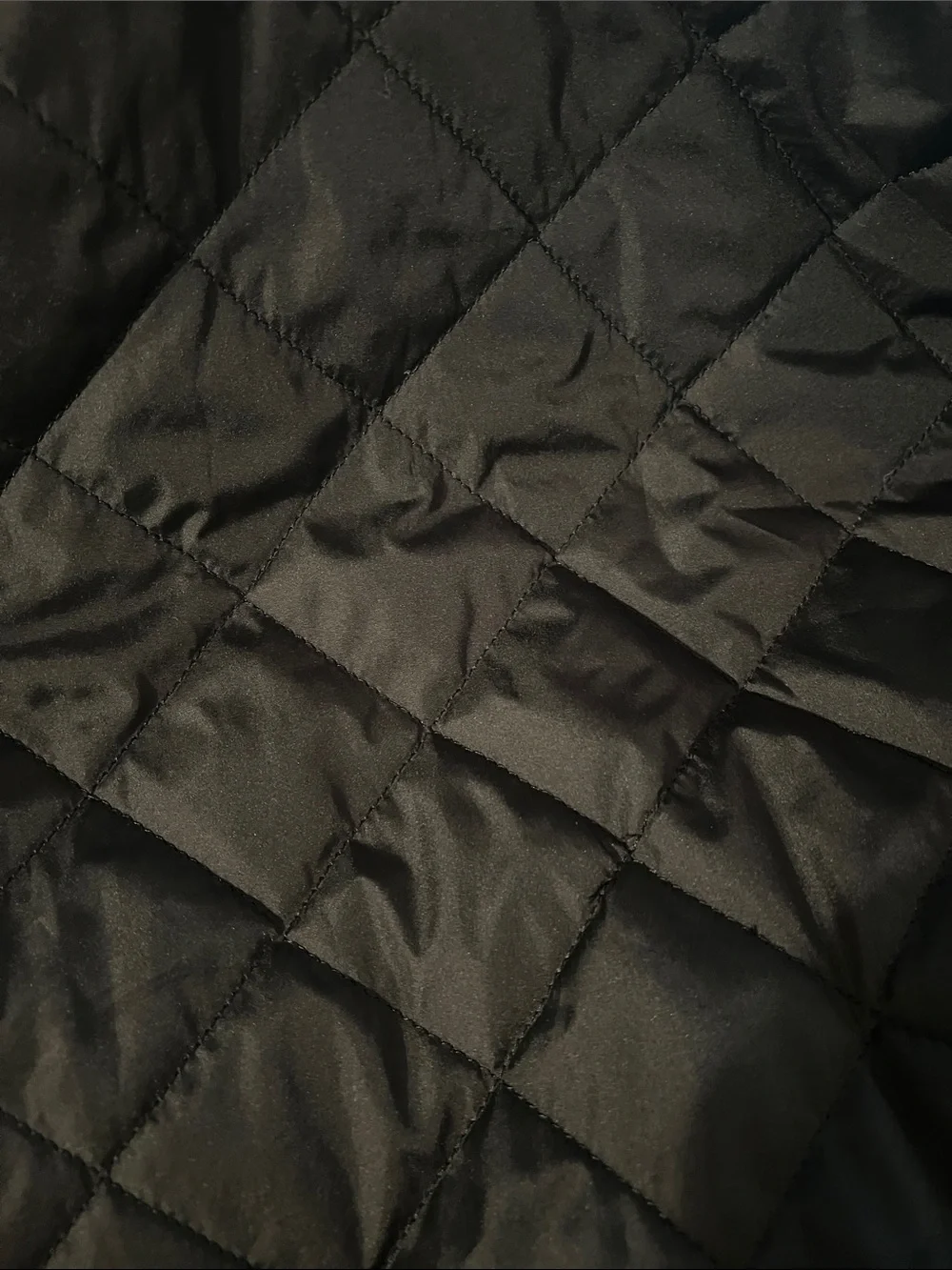 Old Navy Black Puffer Jacket with Gold-Tone Zipper